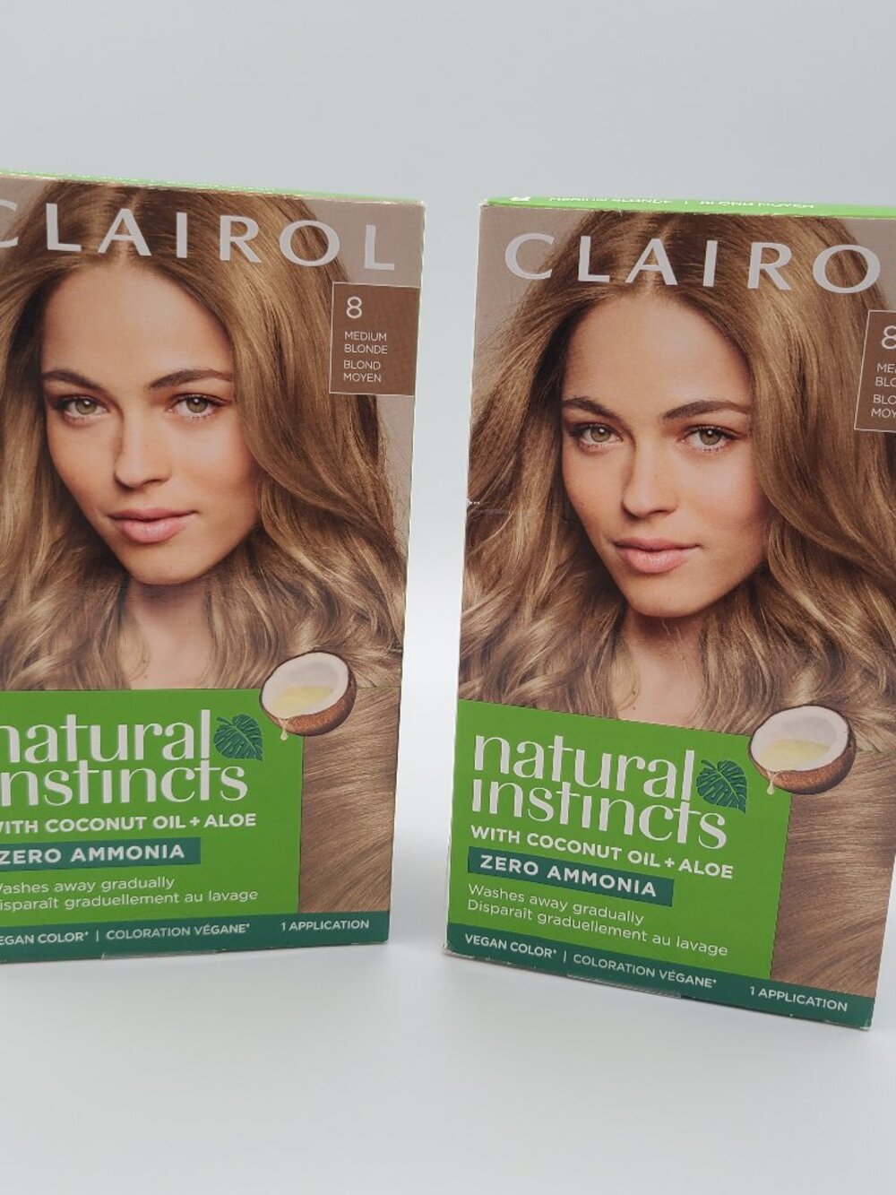 Medium Blonde #8 Clairol Natural Instincts - 2 Pack